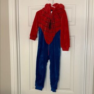 Red and Blue Spider-Man Kids Onesie